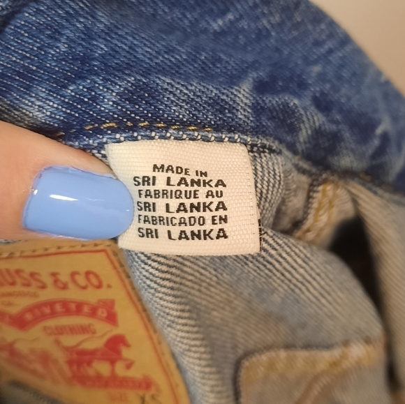 Levi's Star Studded Denim Jacket XS - Picture 7 of 8
